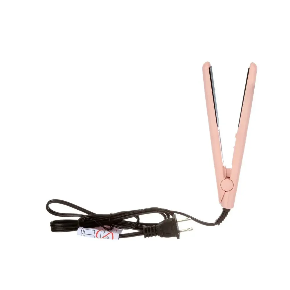 Danielle Creations Mini Flat Iron Blush Pink New Hair Style Plancha Travel